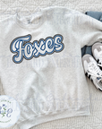 Foxes Single Satin Applique Digital Embroidery Design