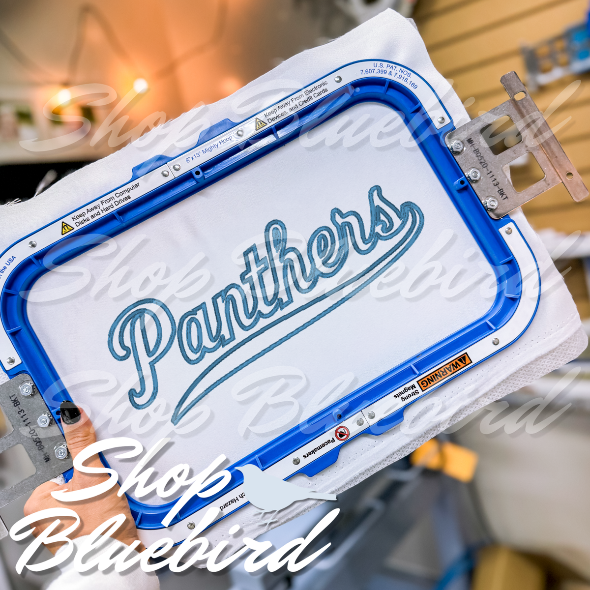 Bluebird Signature Script Appliqué Crewneck