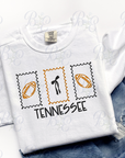 Custom Football Stamps Embroidered