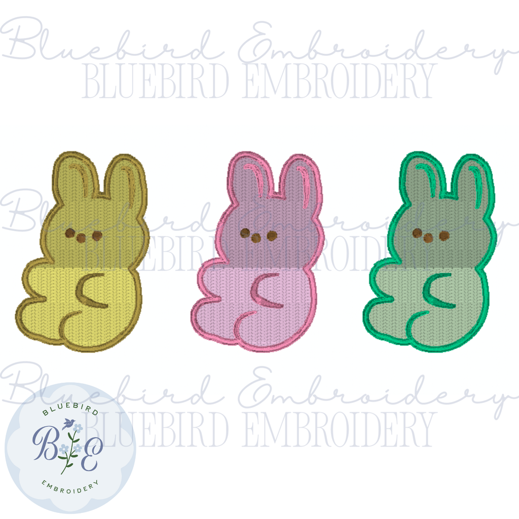 Bunny Peeps Digital Embroidery Design