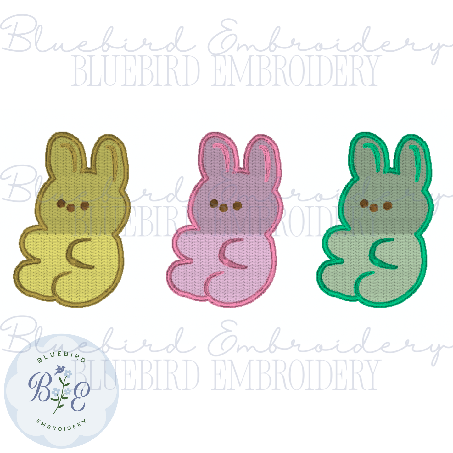Bunny Peeps Digital Embroidery Design