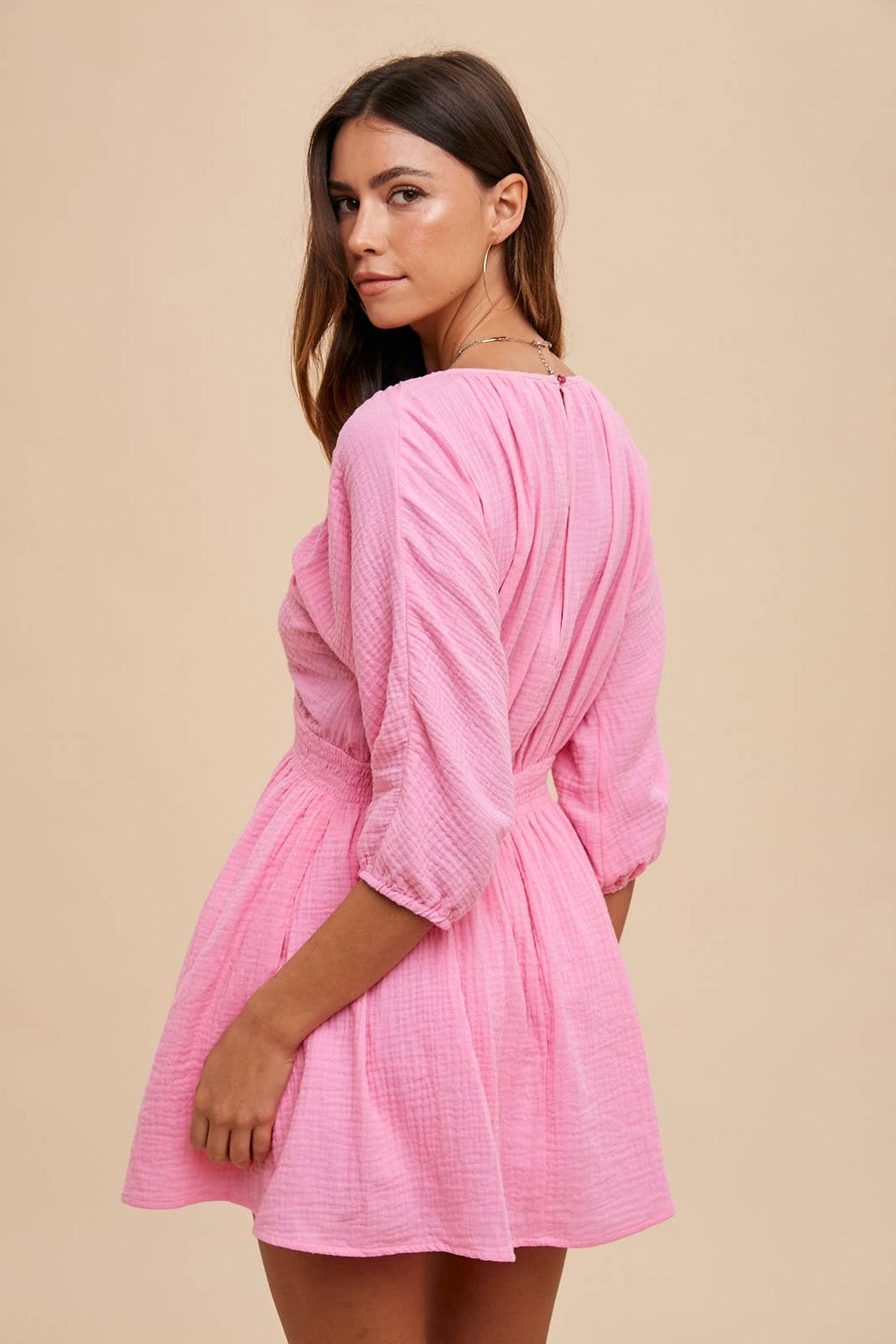 Pink Romper Dress