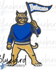 Mascot Embroidery Design – Digital Download | Optional Mascot Personalization