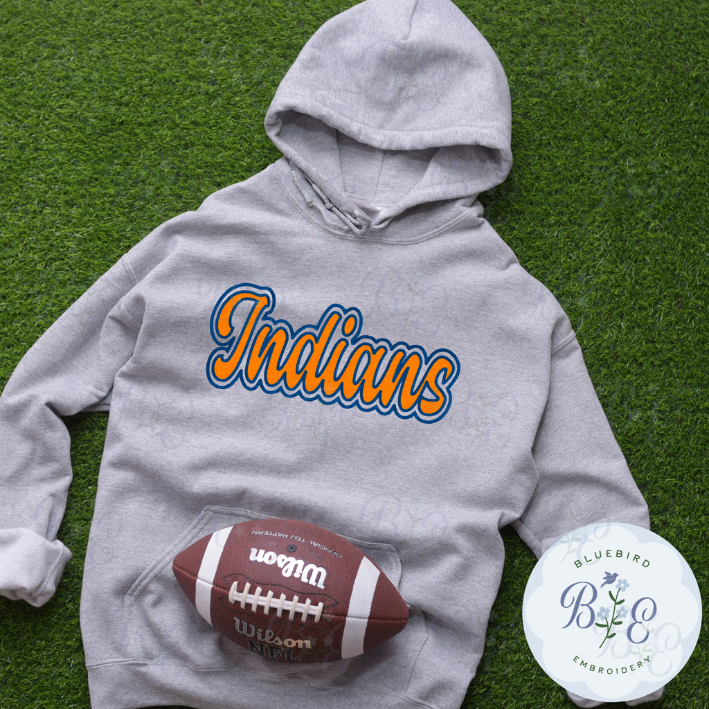 Indians Single Satin Applique Digital Embroidery Design