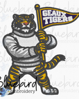 Mascot Embroidery Design – Digital Download | Optional Mascot Personalization