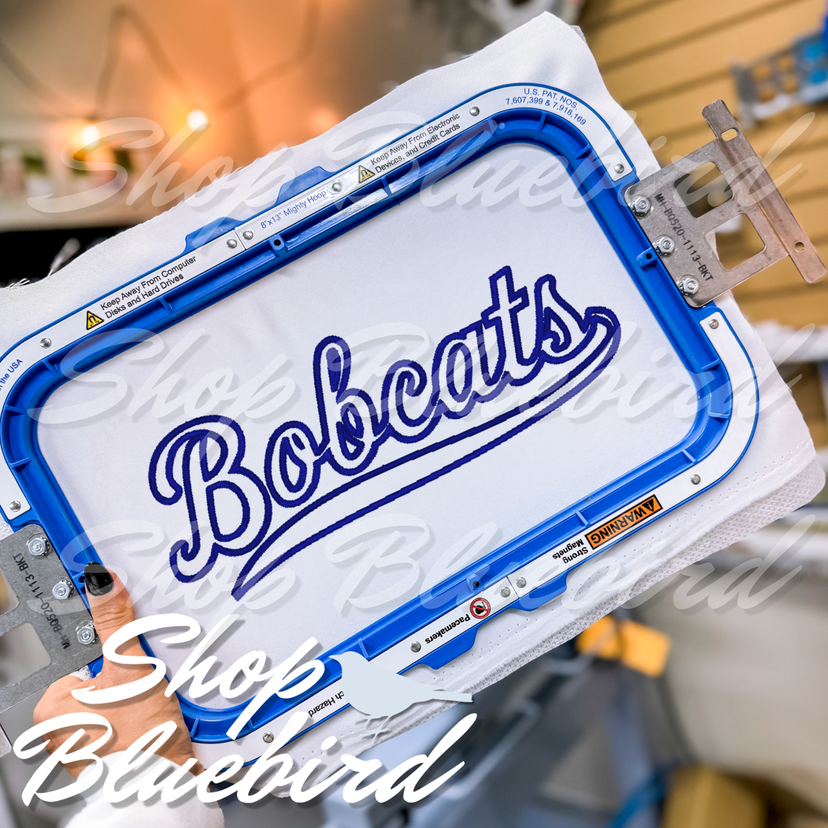 Bluebird Signature Script Appliqué Crewneck