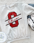 OH State Applique Digital Embroidery Design