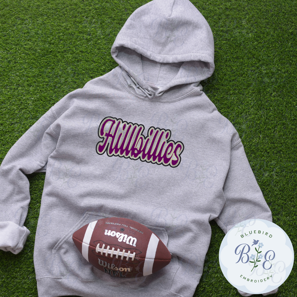 Hillbillies Single Satin Applique Digital Embroidery Design