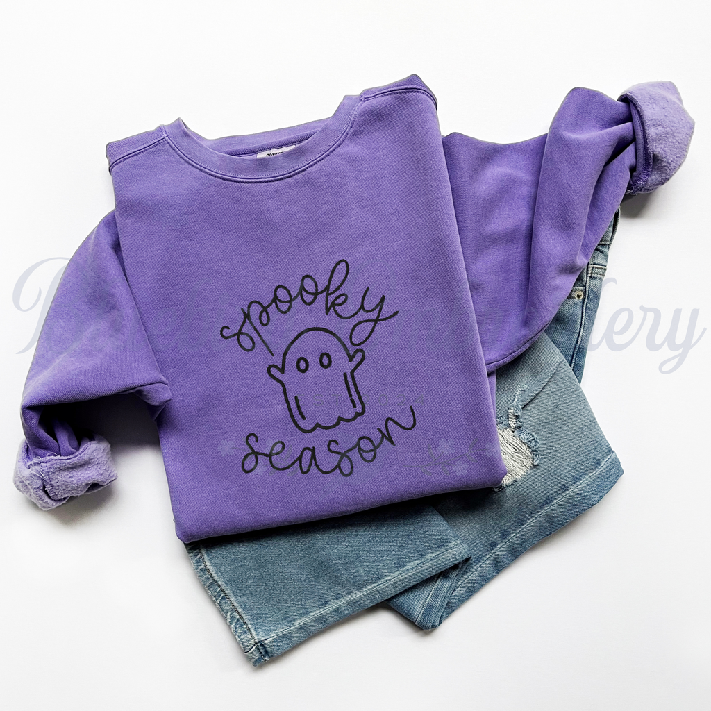Spooky Season Embroidered Crewneck
