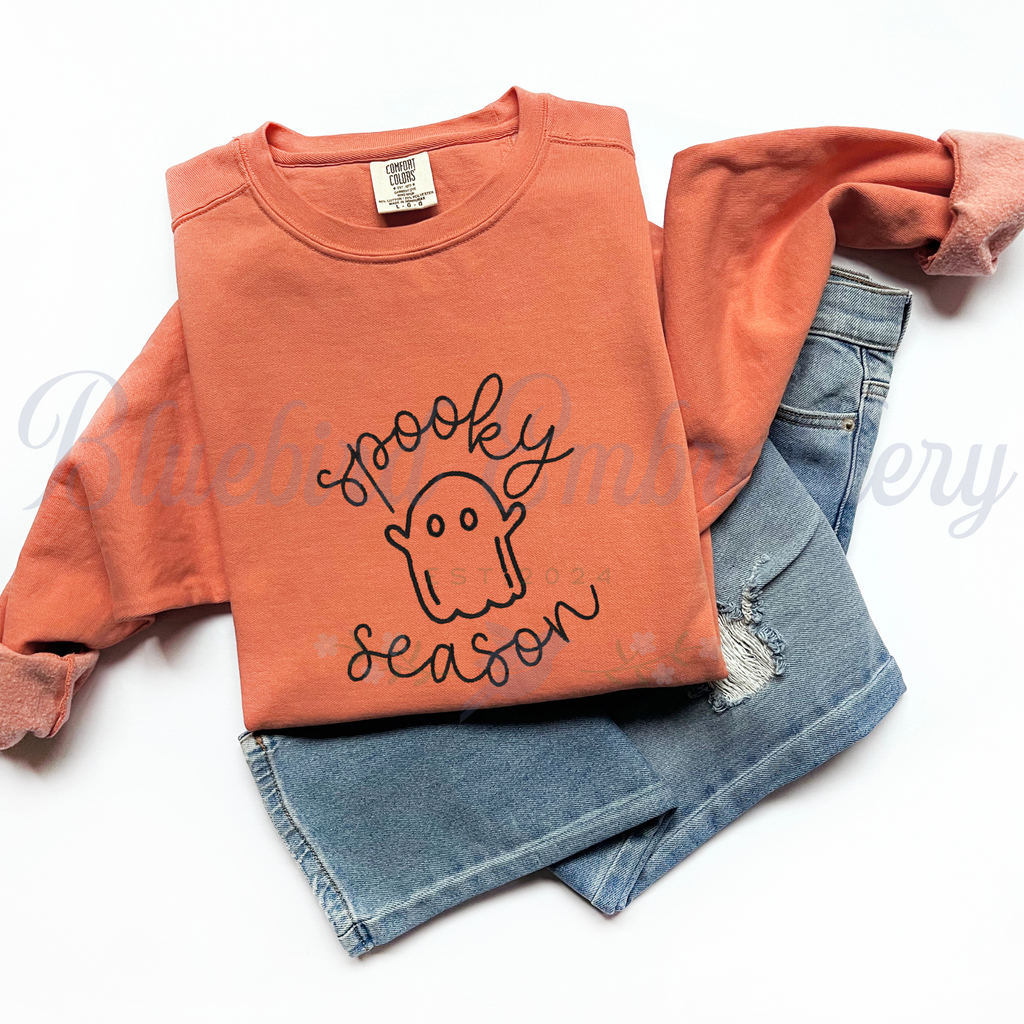 Spooky Season Embroidered Crewneck
