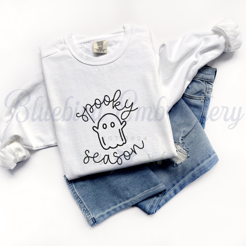 Spooky Season Embroidered Crewneck
