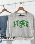 LUCKY Applique Digital Embroidery Design