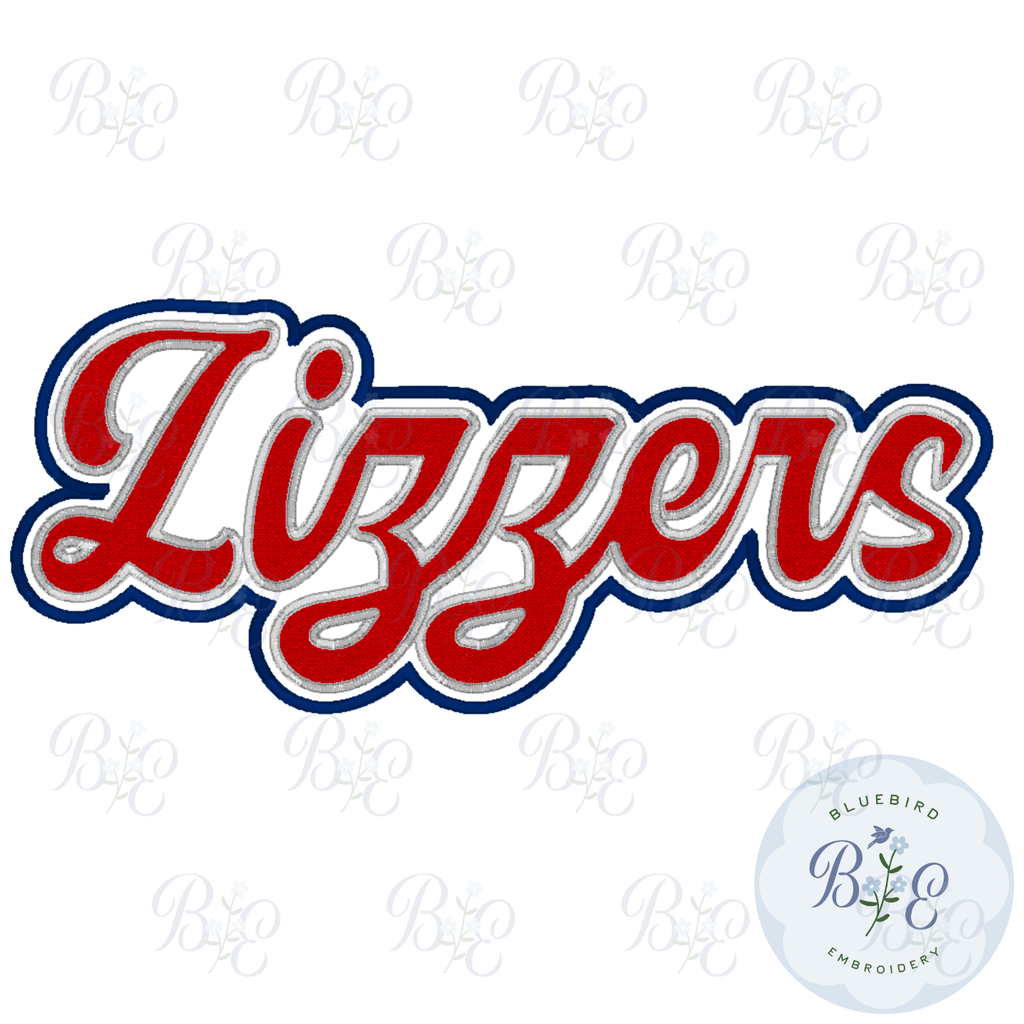 Zizzers Single Satin Applique Digital Embroidery Design
