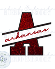 AR State Applique Digital Embroidery Design