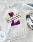 LA State Applique Digital Embroidery Design