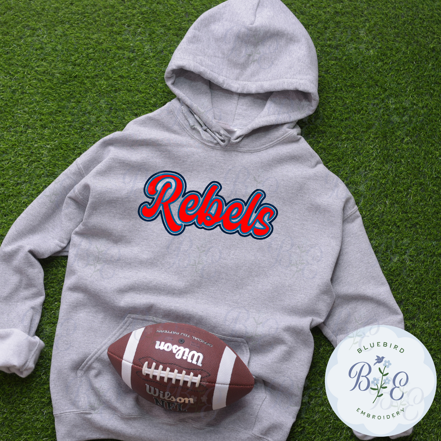 Rebels Single Satin Applique Digital Embroidery Design