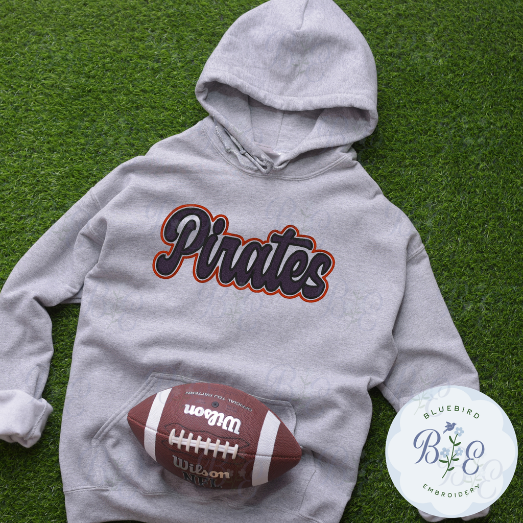 Pirates Single Satin Applique Digital Embroidery Design