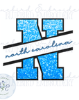 NC State Applique Digital Embroidery Design