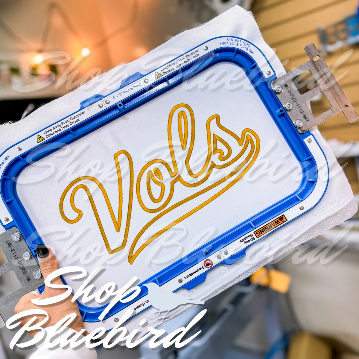 Bluebird Signature Script Appliqué Crewneck