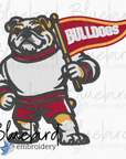 Mascot Embroidery Design – Digital Download | Optional Mascot Personalization