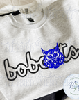 Bobcats Outline Embroidered Sweatshirt