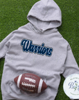 Warriors Single Satin Applique Digital Embroidery Design