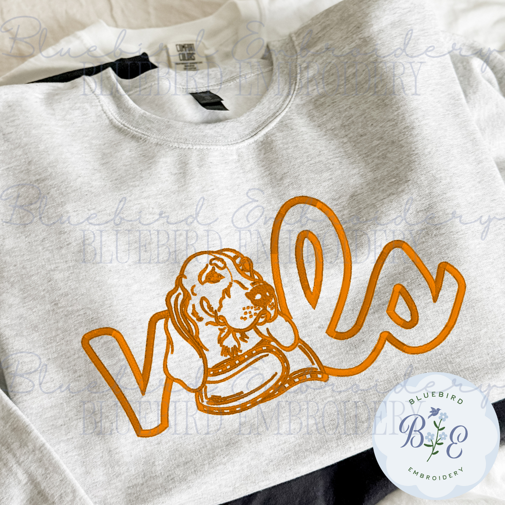Vols Outline Embroidered Sweatshirt
