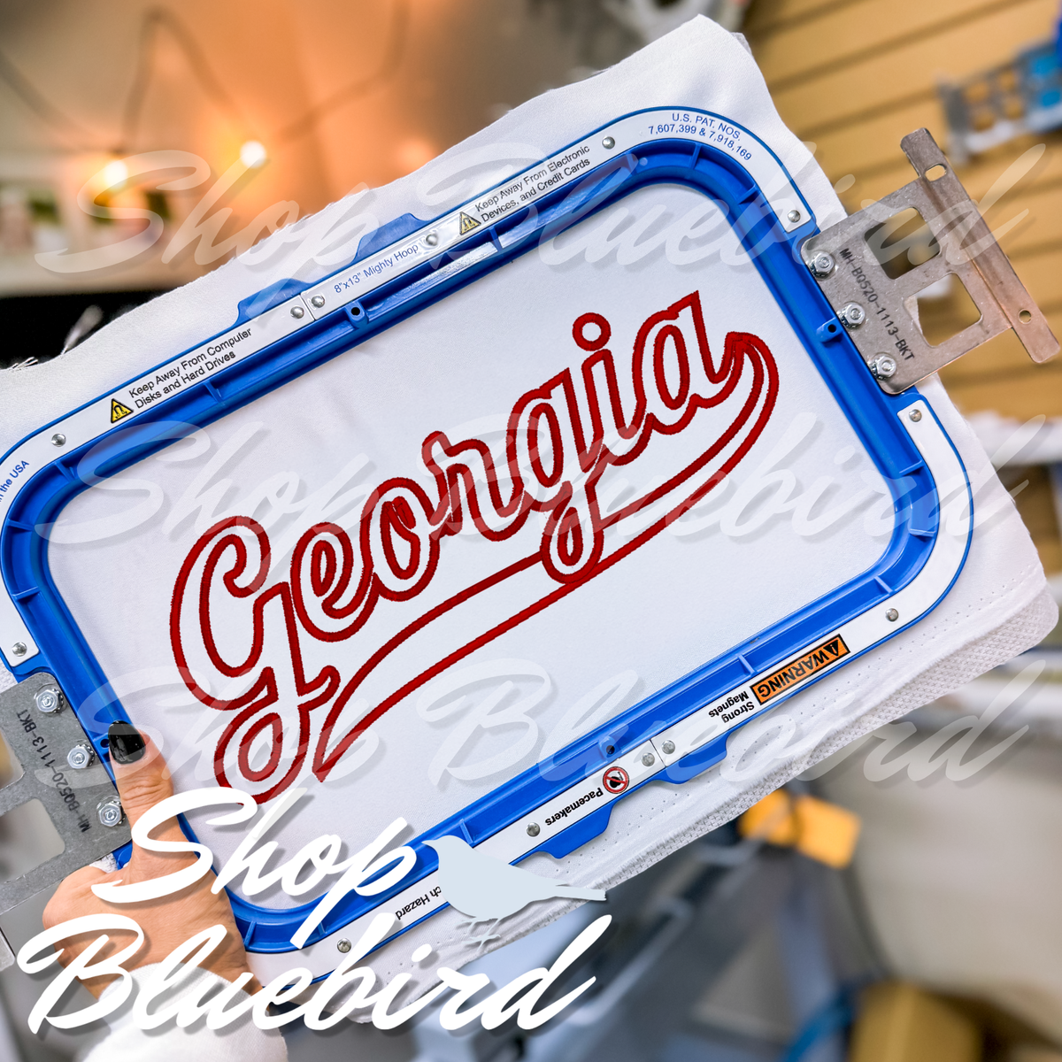 Bluebird Signature Script Appliqué Crewneck