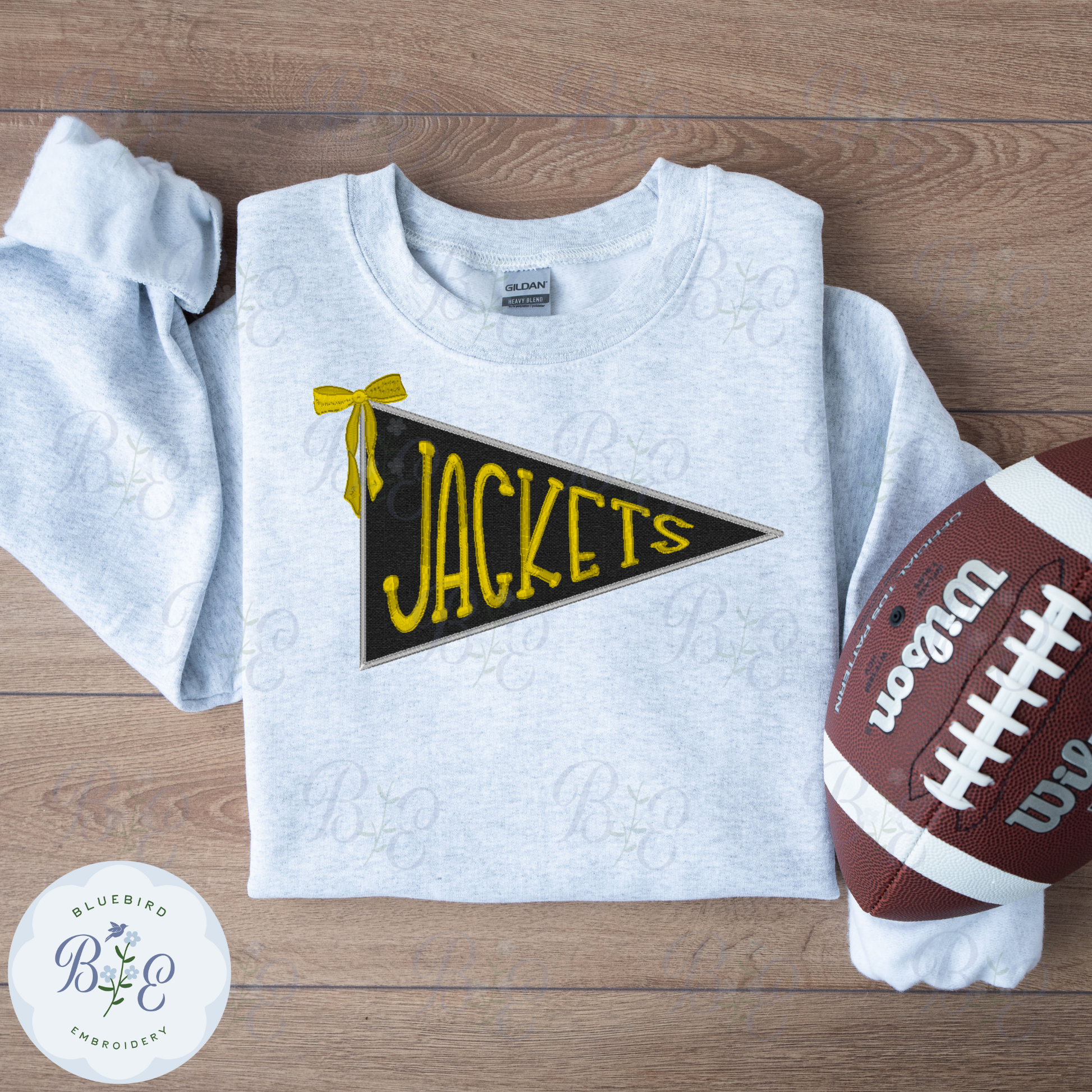 Applique Pennant Jackets Digital Embroidery Design