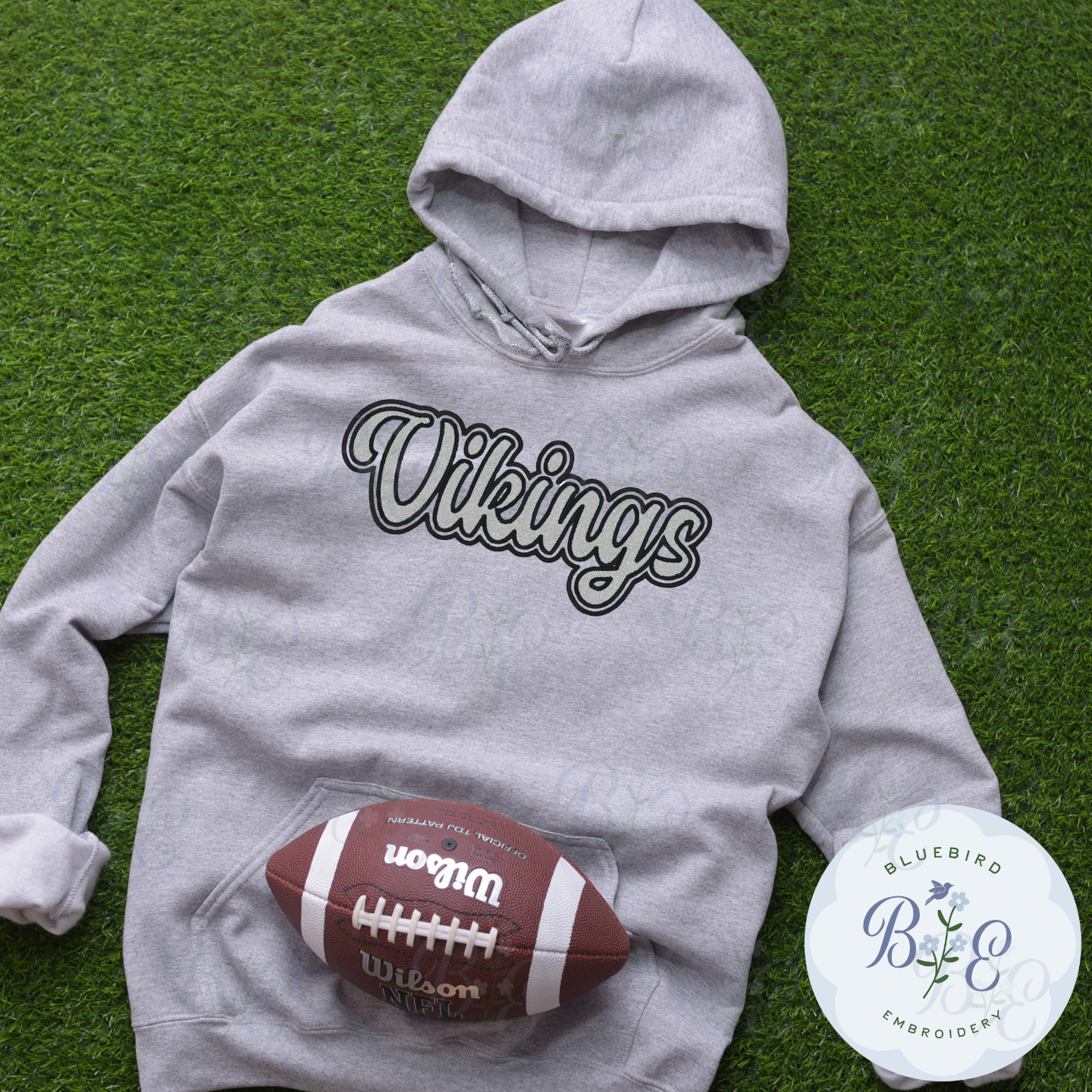 Vikings Single Satin Applique Digital Embroidery Design