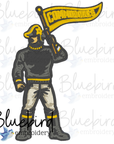 Mascot Embroidery Design – Digital Download | Optional Mascot Personalization