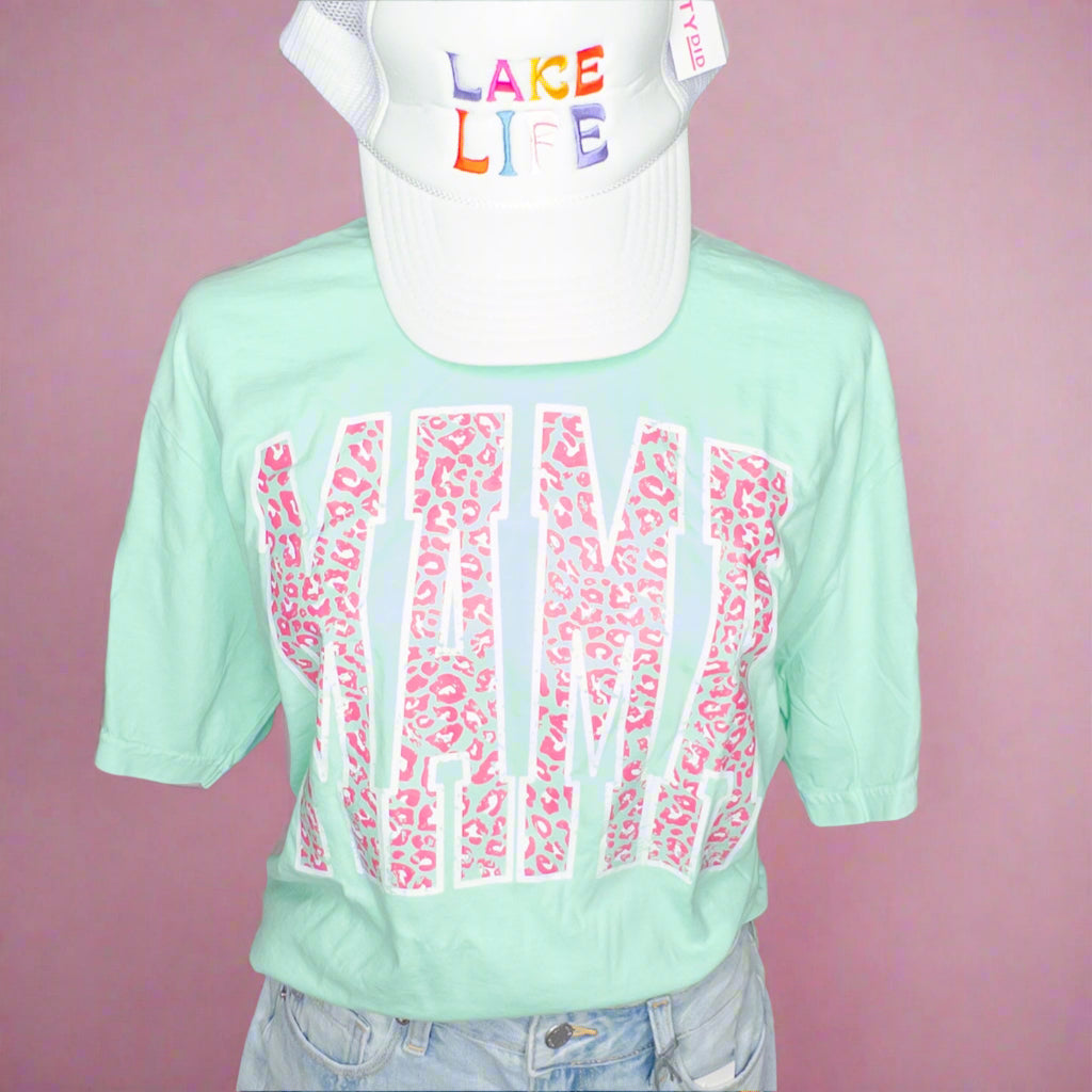 MAMA Leopard Graphic Tee