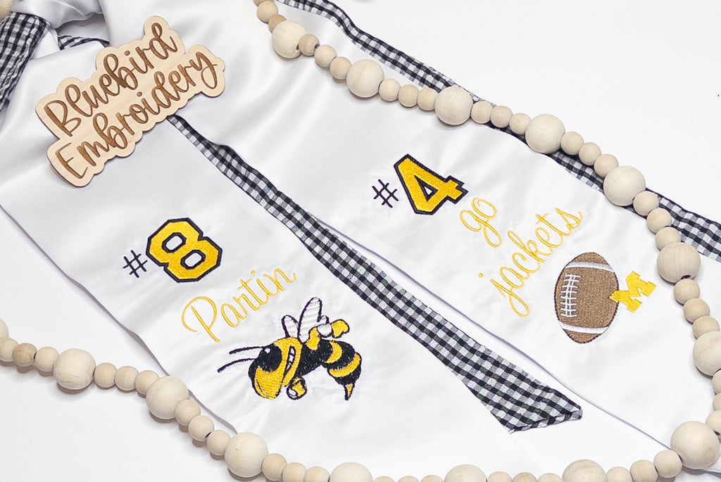 Custom Embroidered Door Wreath Sash Request-See Details