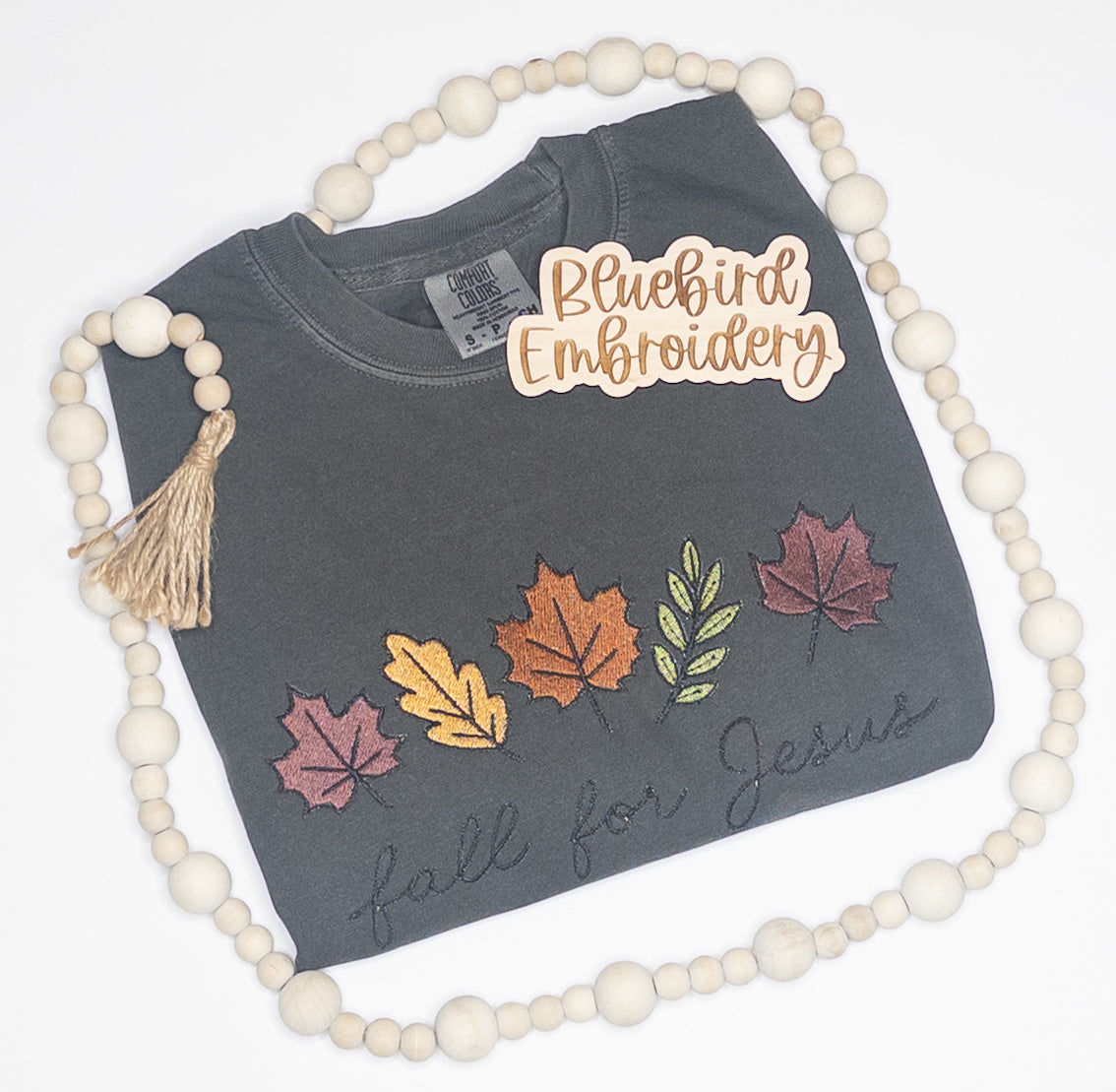 Fall for Jesus Embroidered Tee
