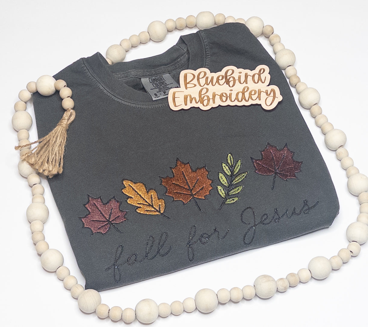 Fall for Jesus Embroidered Tee