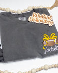 Custom Football Bow Mascot Embroidered