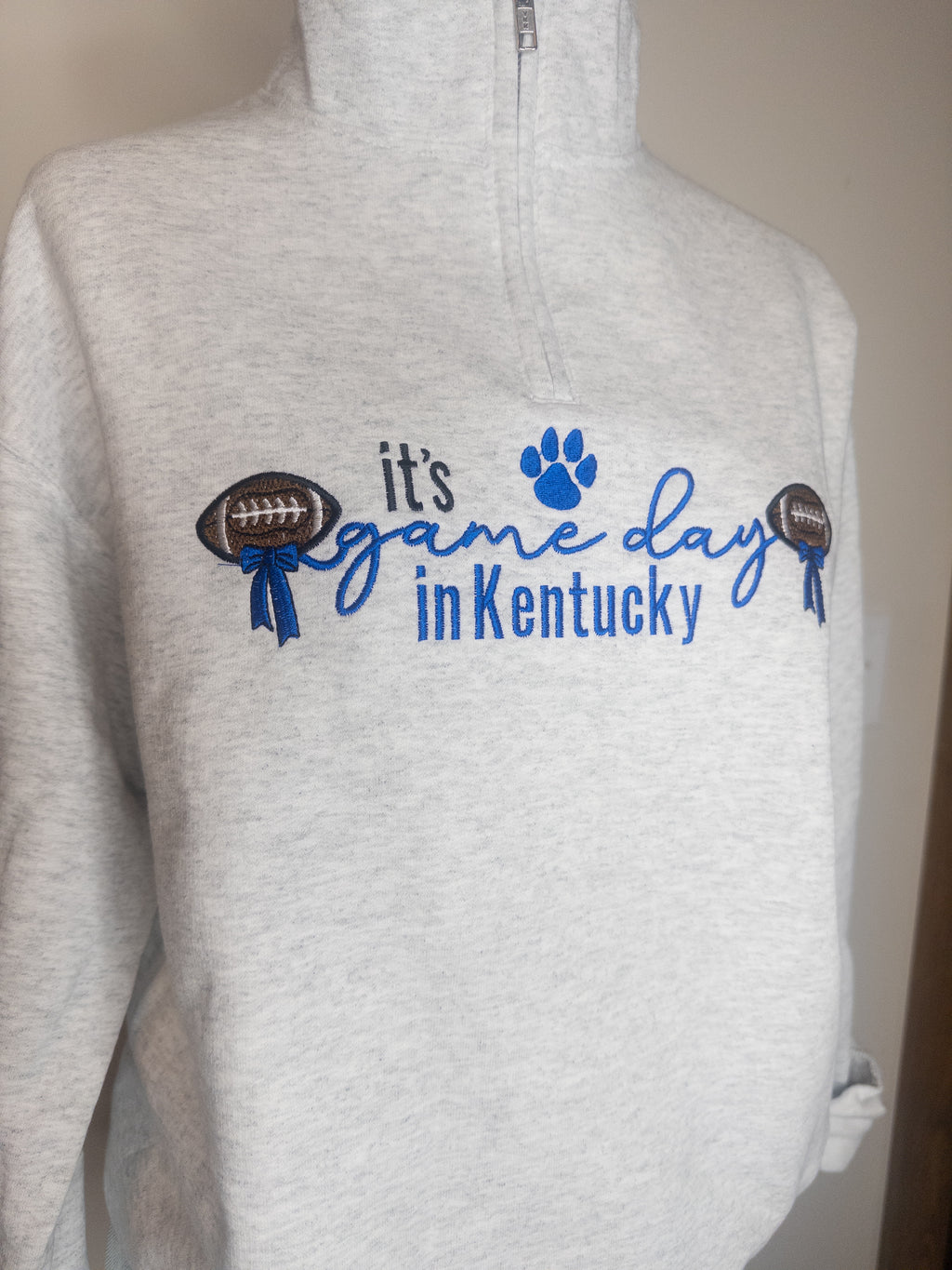 Gameday in Kentucky Embroidered Quarter Zip