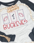 Custom Football Stamps Embroidered