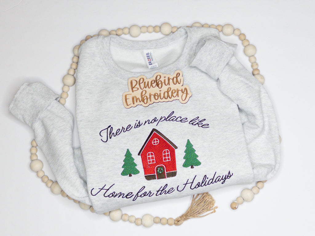 Home for the Holidays Embroidered Crewneck (BBE Original)