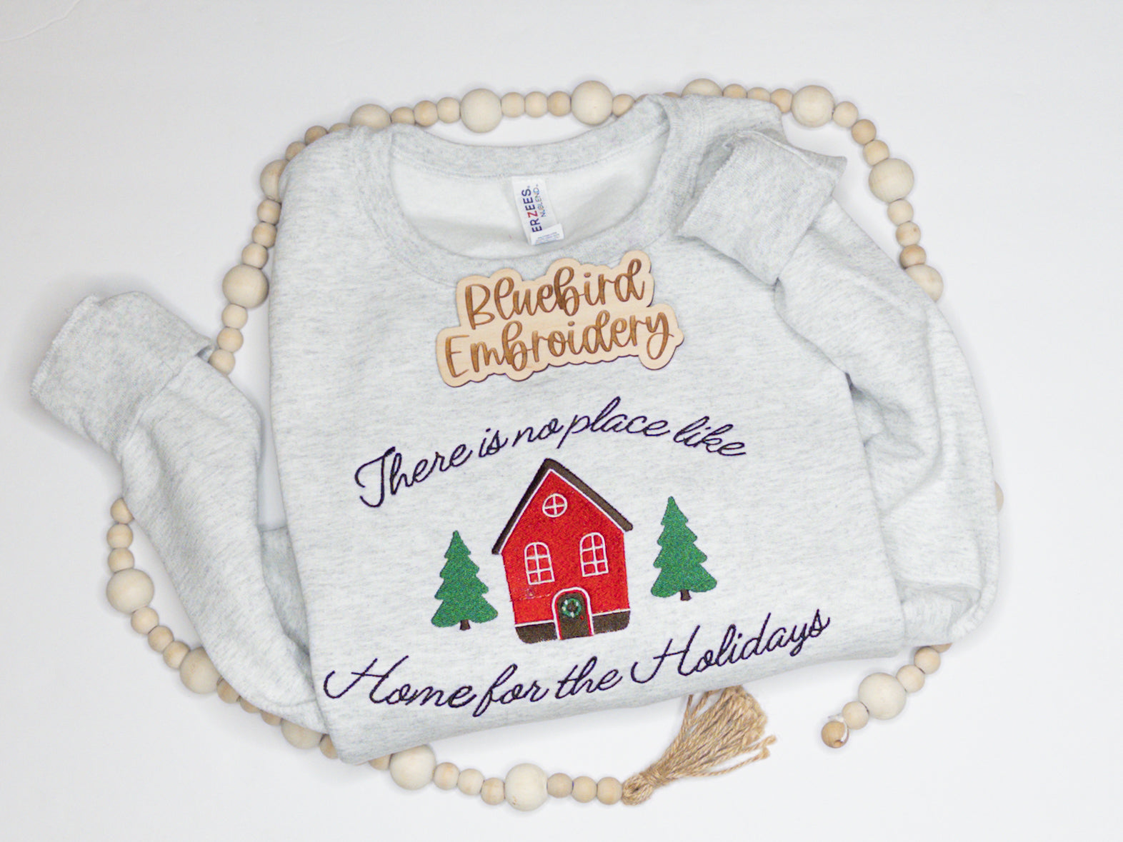Home for the Holidays Embroidered Crewneck (BBE Original)