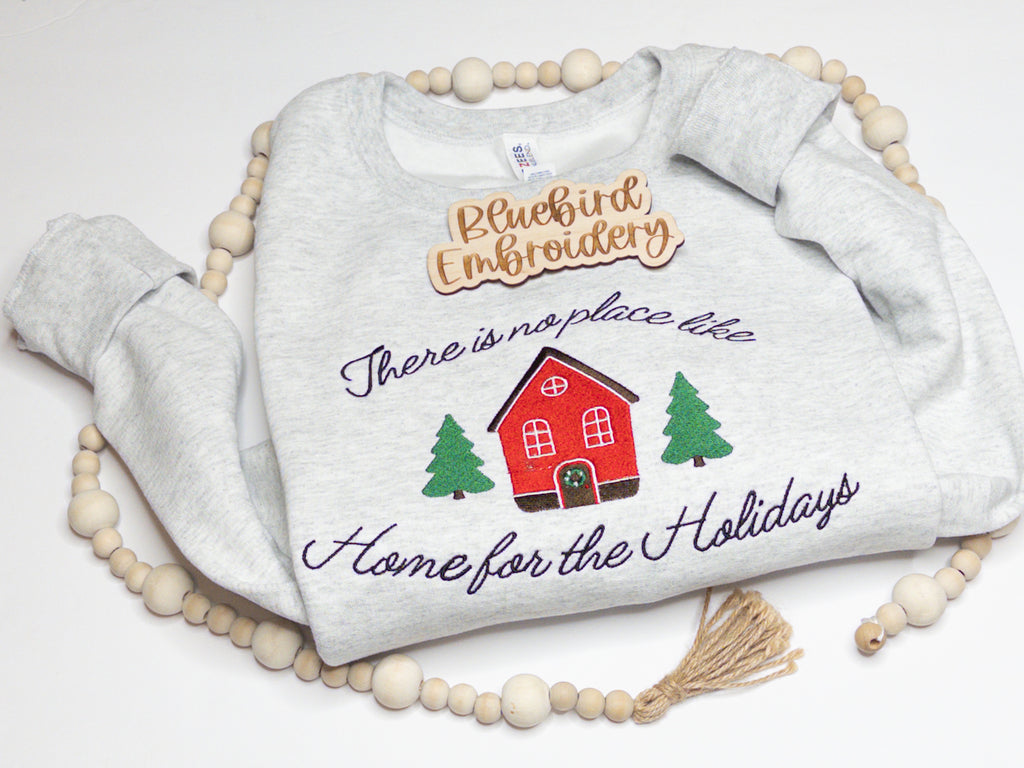 Home for the Holidays Embroidered Crewneck (BBE Original)