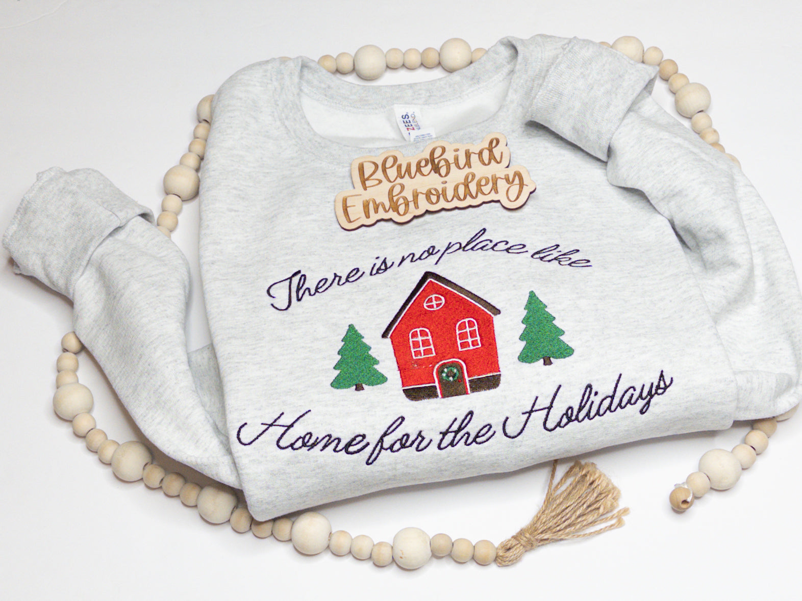 Home for the Holidays Embroidered Crewneck (BBE Original)