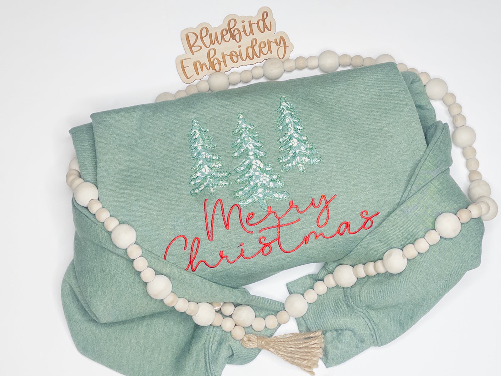 Pine Tree Trio Applique- Embroidered Choose your style