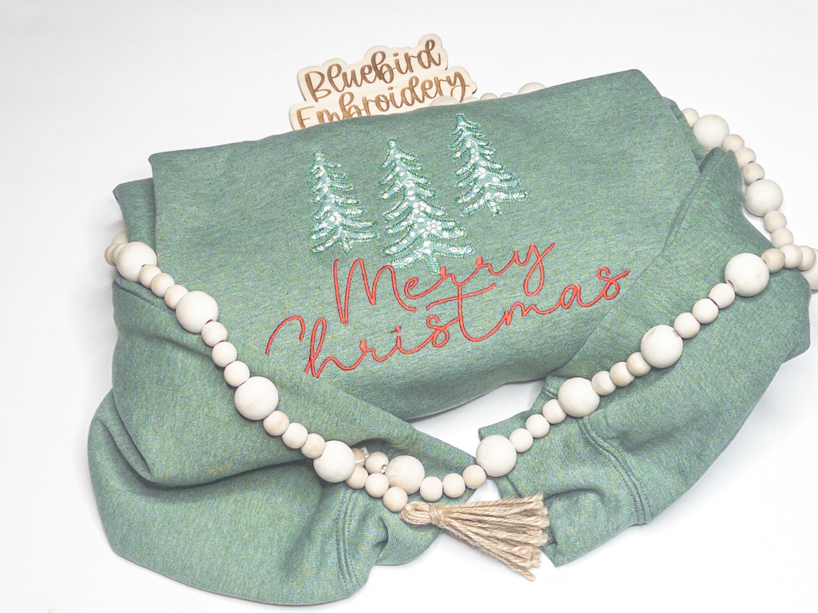 Pine Tree Trio Applique- Embroidered Choose your style