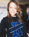 KY State Monogram Applique Embroidered Sweatshirt
