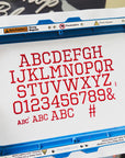 Mini Skinny College Native BX Font Digital Embroidery Design