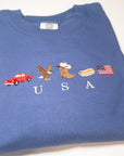 USA Icons Embroidered Tee