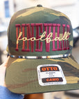 Custom Request for Digital Design- Hat Satin Scoreboard + Varsity Script
