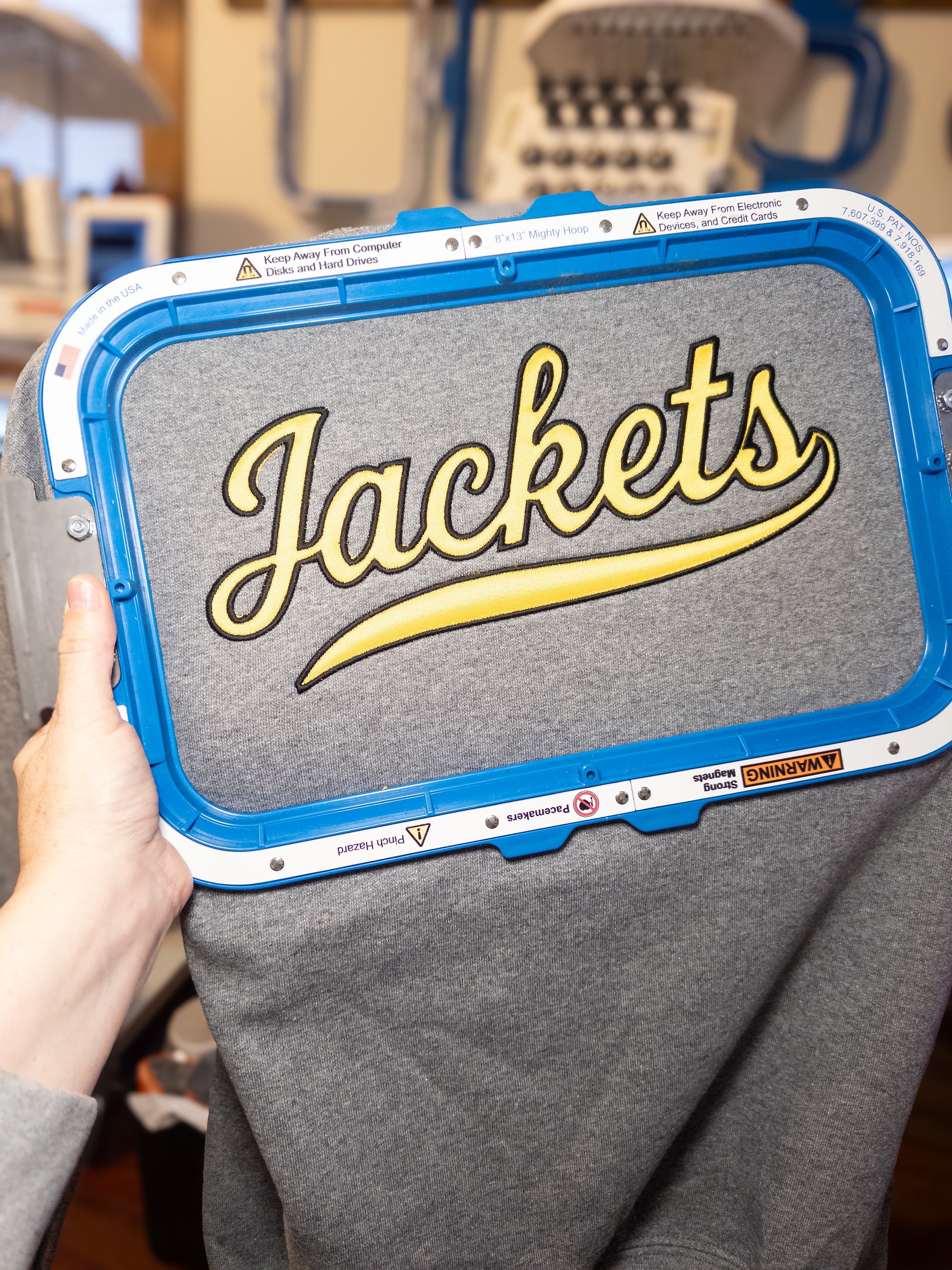 Bluebird Signature Script Appliqué Crewneck
