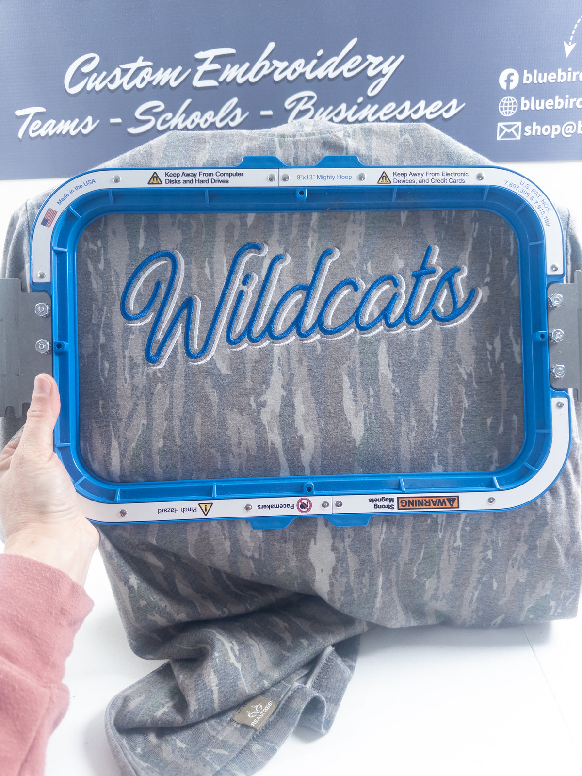 Wildcats Drop Shadow Script Realtree® Tee